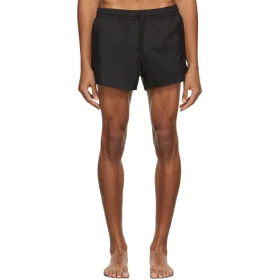 Commas Black Short Length Swim Shorts In Schwarz