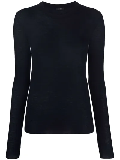 Joseph Ribbed-knit Merino Jumper In Schwarz