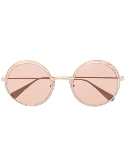 Omega Eyewear Round-frame Sunglasses