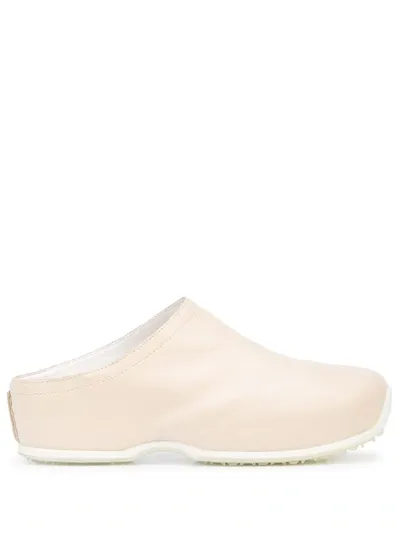 Rosetta Getty Slip-on Leather Trainers In Neutrals