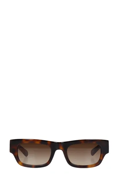 Flatlist Frankie Sunglasses In Brown Pvc