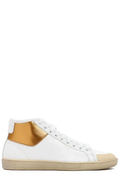 Saint Laurent Court Classic Lace In White