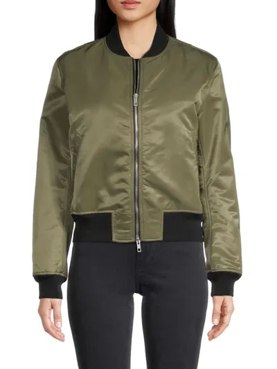 Rag & Bone Women's Manston Bomber Jacket In Army