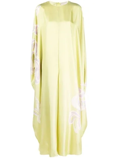 Emilio Pucci Farfalle-print Jumpsuit In Green