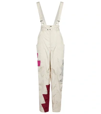 Isabel Marant Cenekla Printed Ski Overalls In Ecru