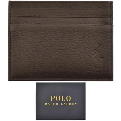 Ralph Lauren Leather Card Holder Brown