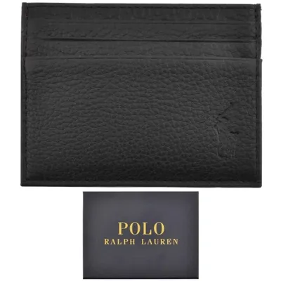 Ralph Lauren Leather Card Holder Black