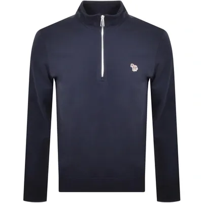 Paul Smith Ps By  Half Zip Sweatshirt Navy