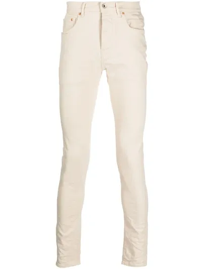 Purple Brand Distressed Blowout Skinny Jean Optic White In Leathered White