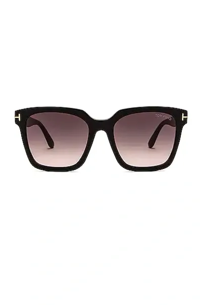 Tom Ford Selby Sunglasses In Black & Grey