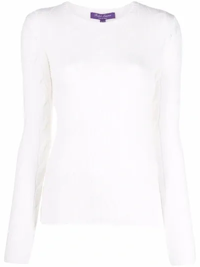 Ralph Lauren Cable-knit Cashmere Jumper In Neutrals