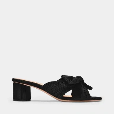 Loeffler Randall Mules Emilia Aus Polyesther Schwarz In Black