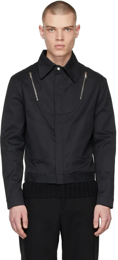 Carlota Barrera Black Biker Jacket