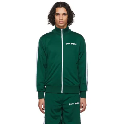 Palm Angels Green Classic Track Jacket