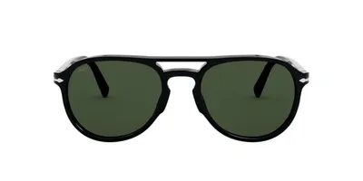 Persol Aviator Frame Sunglasses In Black