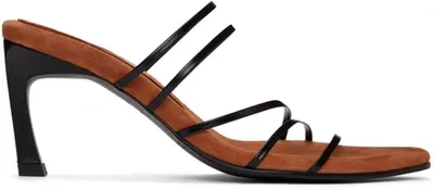 Reike Nen Black 5 Strings Pointed Sandals