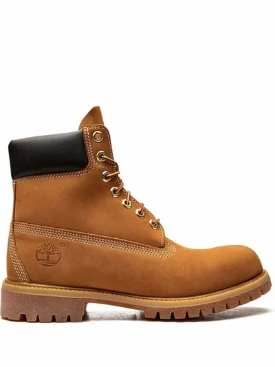 Timberland 6-inch Premium "wheat" Boots In Tan/brown