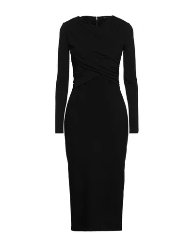 Giorgio Armani Midi Dresses In Black