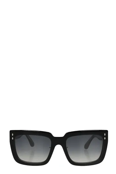 Isabel Marant Sunglasses In Black Acrylic