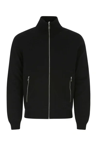 Prada Logo Plaque Reversible Jacket In Black