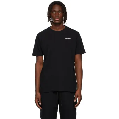 Off-white Caravaggio Arrow Short-sleeve T-shirt In Black