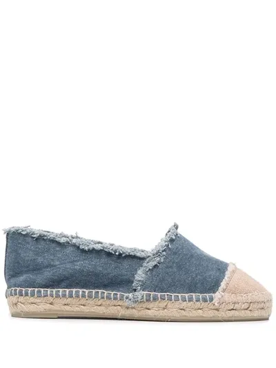 Castaã±er Kampala Two-tone Espadrilles In Blue