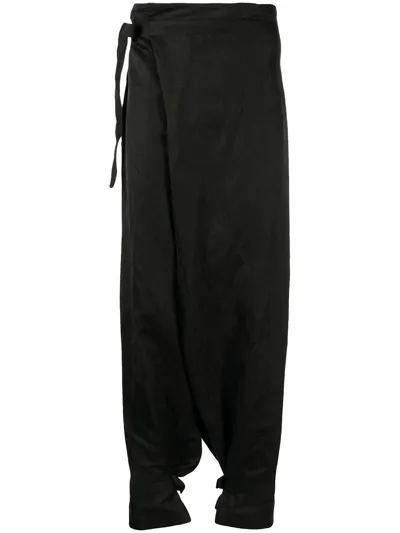 Toogood The Morris Wide-leg Trousers In Schwarz