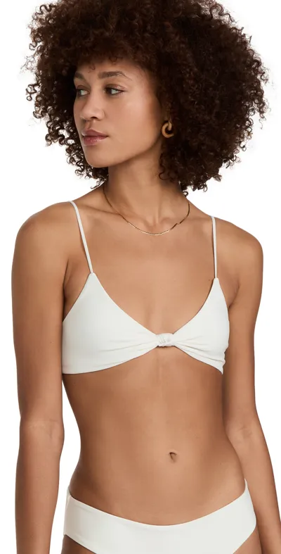 Mikoh Kaloko Bikini Top In Beige