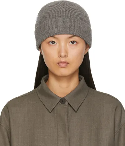 Studio Nicholson Grey Tini Beanie In Mole