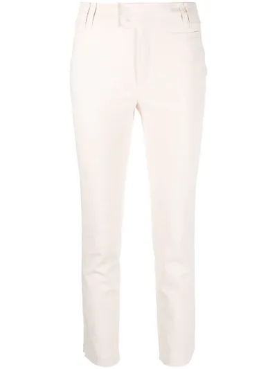 Isabel Marant White Mid Rise Straight Pants