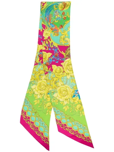 Philipp Plein Baroque Pattern-print Scarf In 21 Multicolor