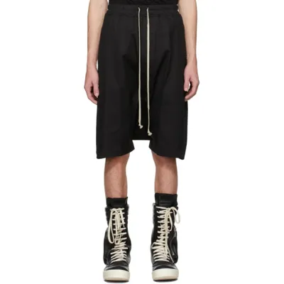 Rick Owens Black Bela Short