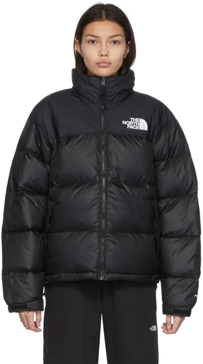 The North Face Black Down 1996 Retro Nuptse Jacket In Recycled Black