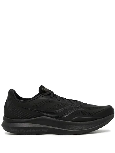 Saucony Mesh Low-top Sneakers In Schwarz