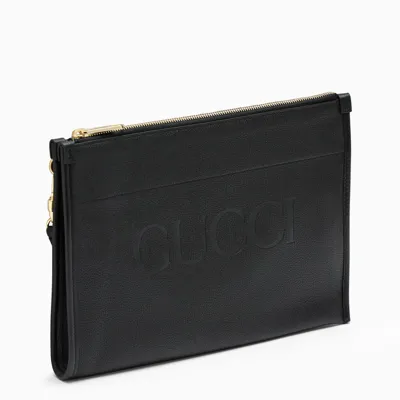 Gucci Black Medium Zip-pouch