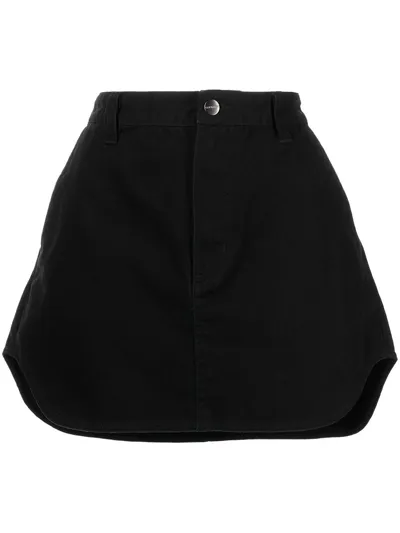 Wardrobe.nyc Carhartt Wip Canvas Mini Skirt In Black