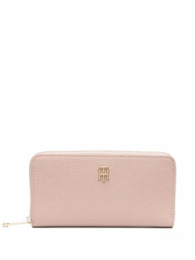 Tommy Hilfiger Element Pebbled Wallet In Neutral