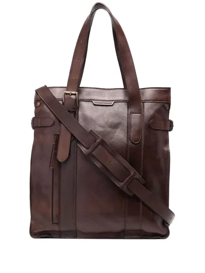 Officine Creative Rare 23 Tote Bag In Brown