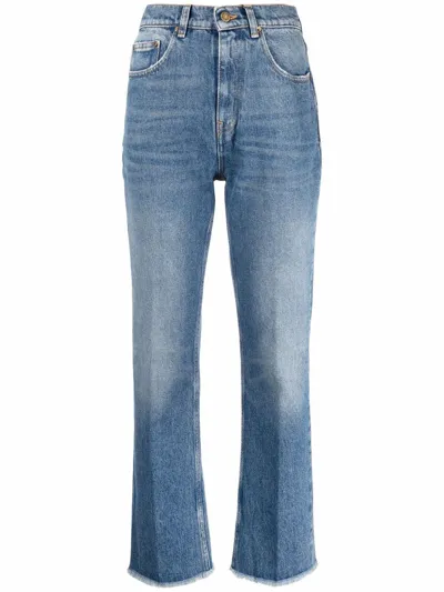 Golden Goose High Waist Jeans In Blue