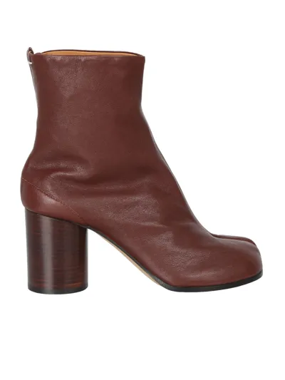 Maison Margiela Brown Leather Tabi Boots