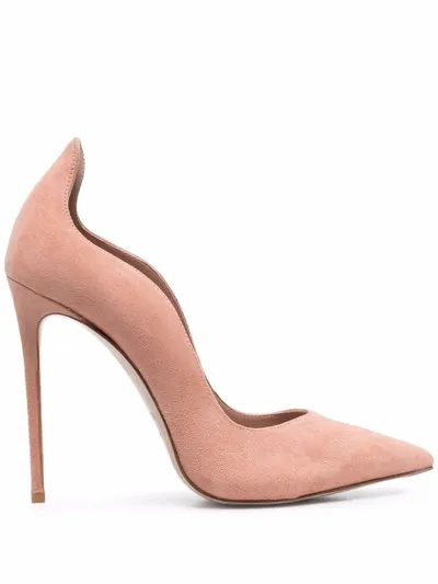 Le Silla Ivy Scalloped Pumps In Pink