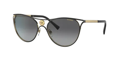 Versace Women's Polarized Sunglasses, Ve2237 In Polar Grey Gradient