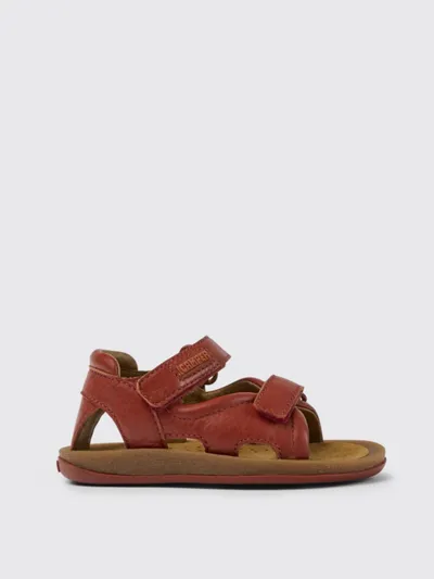 Camper Kids' Bicho  Sandals In Calfskin In Red