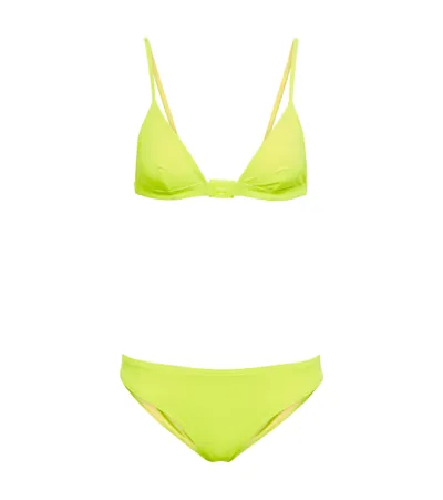 Givenchy Triangle Bikini In Yellow