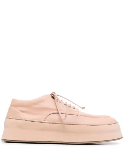 Marsèll Lace-up Platform Shoes In Pink