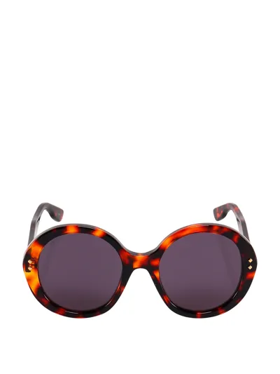 Gucci Eyewear Round Frame Sunglasses In Multi