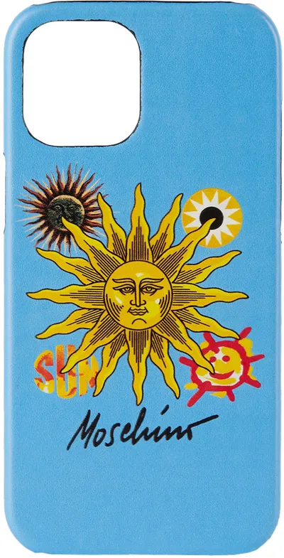 Moschino Blue Sun Iphone 12 Pro Max Case In 1304