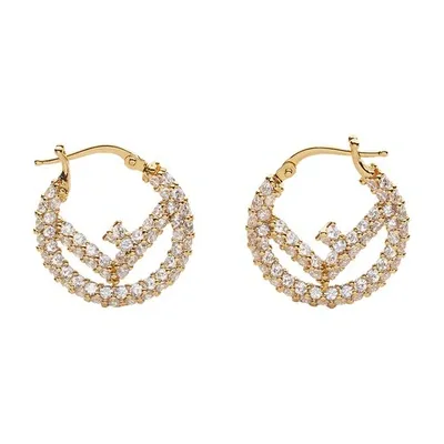 Fendi F Is  Earrings In Or