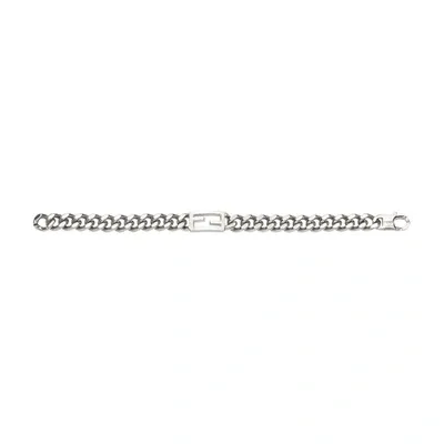 Fendi Baguette Bracelet In Argent