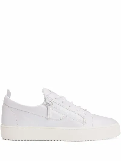 Giuseppe Zanotti Frankie Low-top Sneakers In Weiss